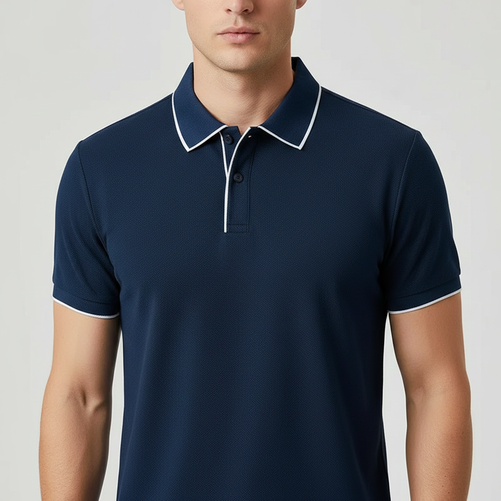 Elite Collection | Men's Polo Shirts with Breathable Knit Fabric | Stylish Comfort for Everyday Wear