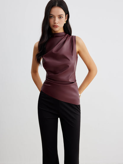 Ella Collection | Women's High Neck Tank Top with Sleek Design | Effortless Style for Summer Outings
