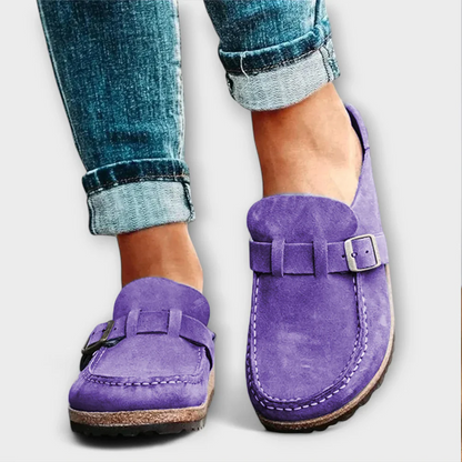 Evelyn | Women's Leather Moccasins with Orthopedic Insole | Comfortable Slip-On Design for Everyday Style