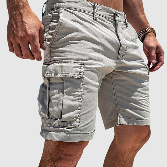 Everyday Essentials | Men's Cargo Shorts with Knee-Length Design | Comfortable Fit for Versatile Summer Style