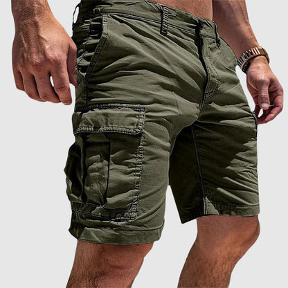 Everyday Essentials | Men's Cargo Shorts with Knee-Length Design | Comfortable Fit for Versatile Summer Style