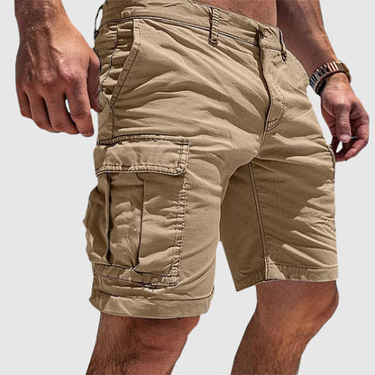 Everyday Essentials | Men's Cargo Shorts with Knee-Length Design | Comfortable Fit for Versatile Summer Style