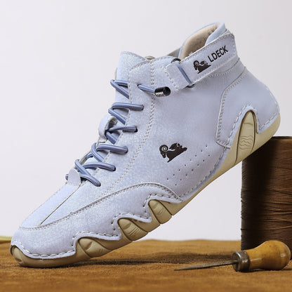 Waterproof Orthopedic Comfort Shoes — Breathable Leather Outsole 7