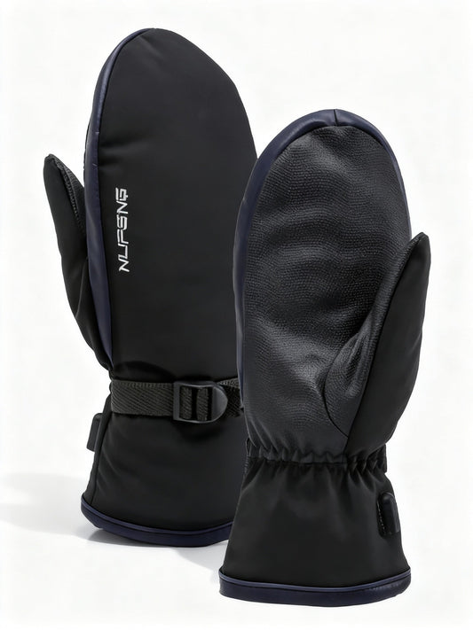 Dual-Sided Electric Heated Waterproof Mitten Gloves — USB 1