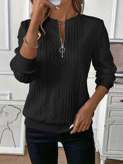 Freya Collection | Women's Half-Zip Top with Elegant Design | Versatile Layer for Spring Styling