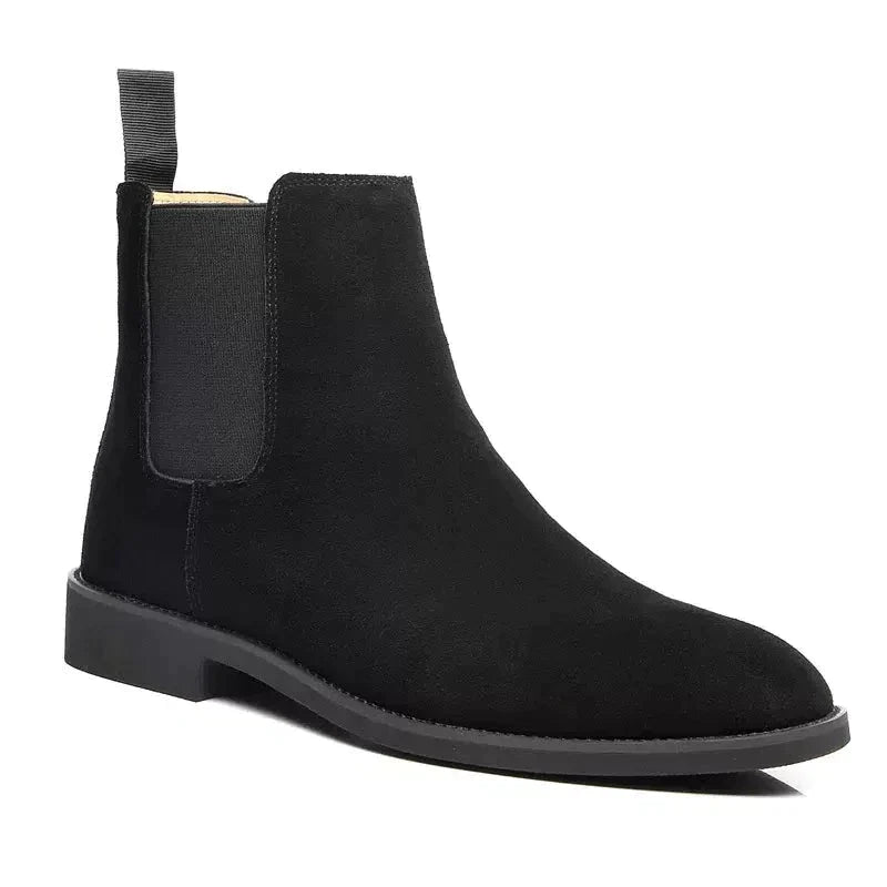 Luxury Chelsea Boots for Men — Suede & Leather Slip-On 1