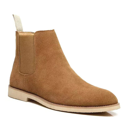 Luxury Chelsea Boots for Men — Suede & Leather Slip-On 3
