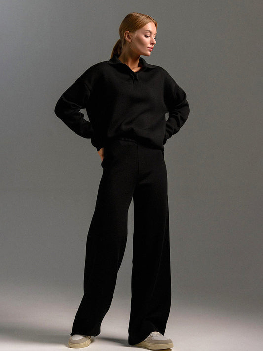 Hannah Collection | Women's Loungewear Set with Polished Collar | Effortless Style for Everyday Comfort