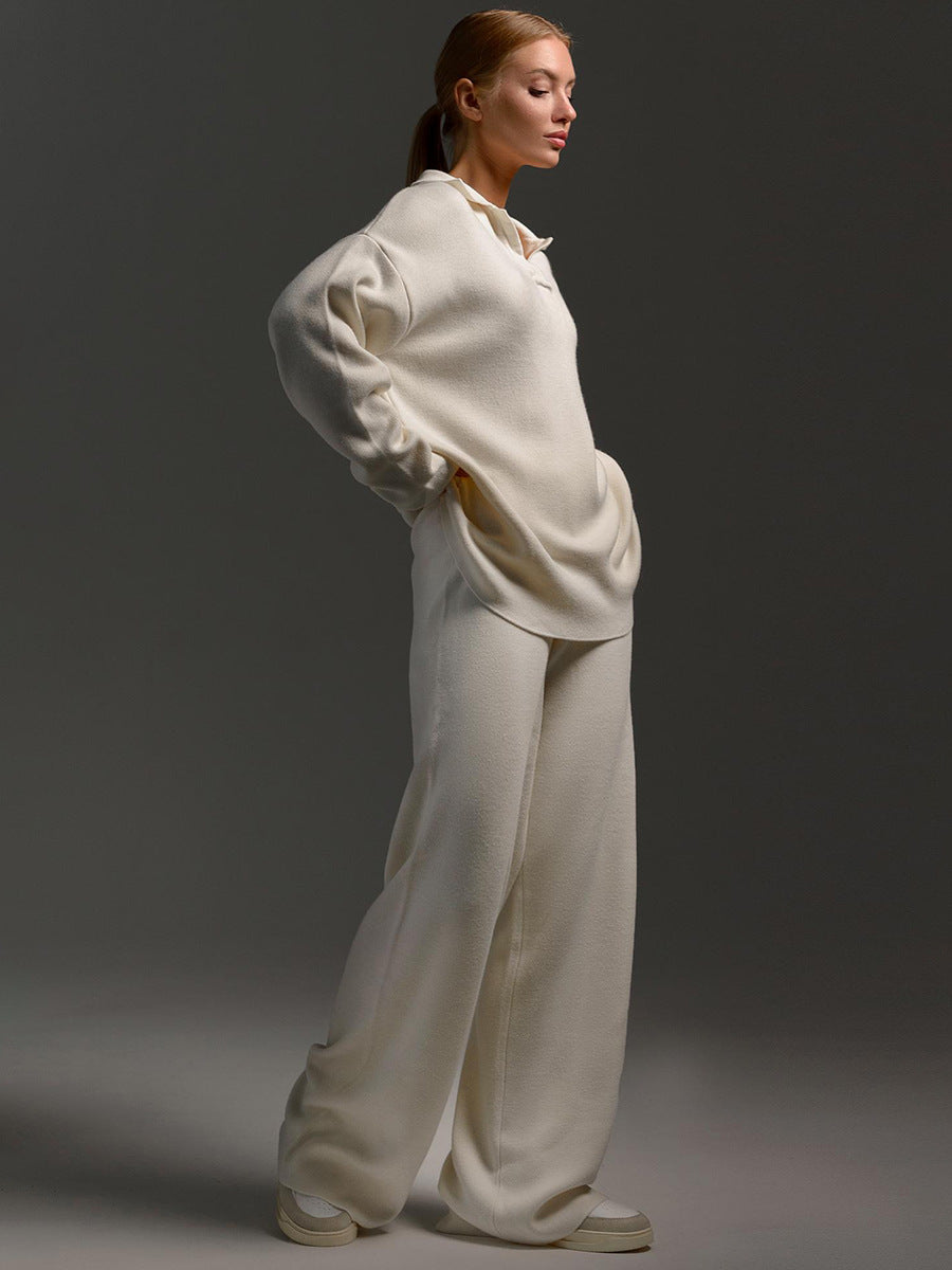 Hannah Collection | Women's Loungewear Set with Polished Collar | Effortless Style for Everyday Comfort