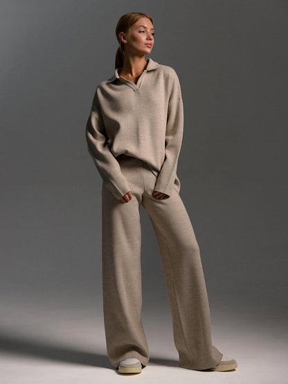 Hannah Collection | Women's Loungewear Set with Polished Collar | Effortless Style for Everyday Comfort