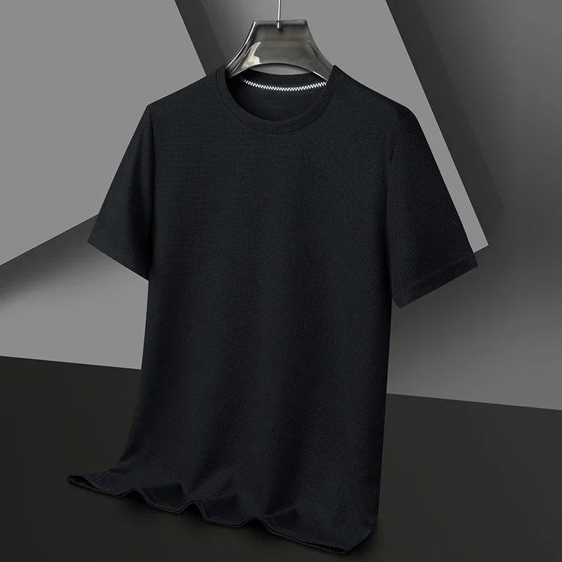 Harbor Collection | Men's T-Shirt with Waffle Knit Fabric | Classic Fit for All-Day Comfort