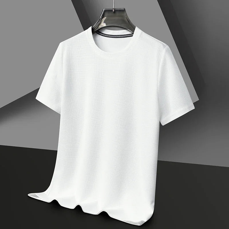 Harbor Collection | Men's T-Shirt with Waffle Knit Fabric | Classic Fit for All-Day Comfort