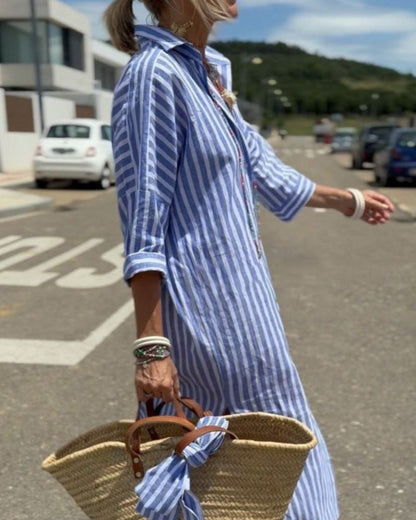 Harper Collection | Women's Summer Shirt Dress with Breathable Fabric | Effortless Style for Any Occasion