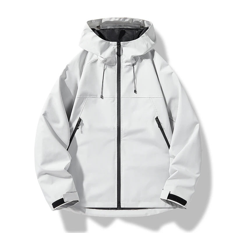 Heinrich | Men's Waterproof Jacket with Hood & Windproof Design | Lightweight Comfort for Outdoor Adventures