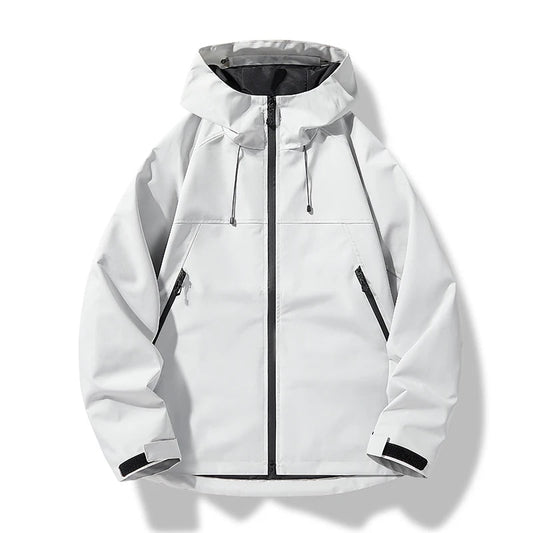 Heinrich | Men's Waterproof Jacket with Hood & Windproof Design | Lightweight Comfort for Outdoor Adventures