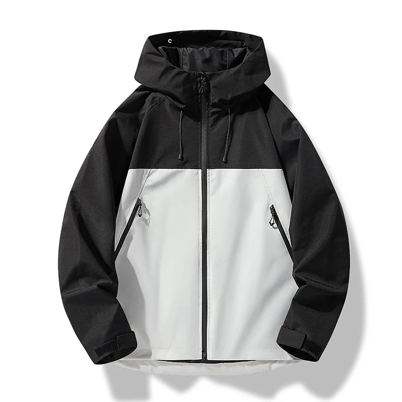 Heinrich | Men's Waterproof Jacket with Hood & Windproof Design | Lightweight Comfort for Outdoor Adventures