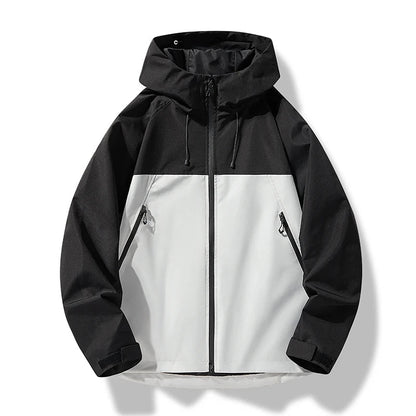 Heinrich | Men's Waterproof Jacket with Hood & Windproof Design | Lightweight Comfort for Outdoor Adventures