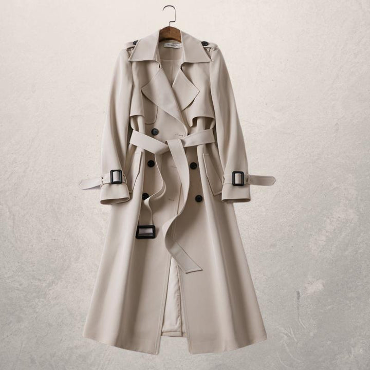 Women's Classic Belted Trench Coat — Tailored Silhouette 6