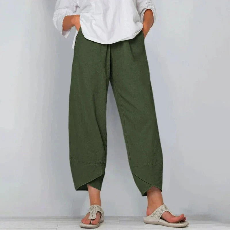Tarni™ Chic Summer Pants — Breathable Linen-Feel Women's Trousers 3