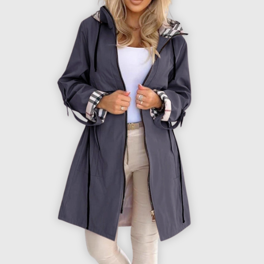 Imogen Collection | Women's Waterproof Zip Coat with Elegant Design | Lightweight Warmth for All Seasons