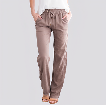 Isabel | Lightweight Trousers with Elastic Waistband | Versatile Comfort for Everyday Style