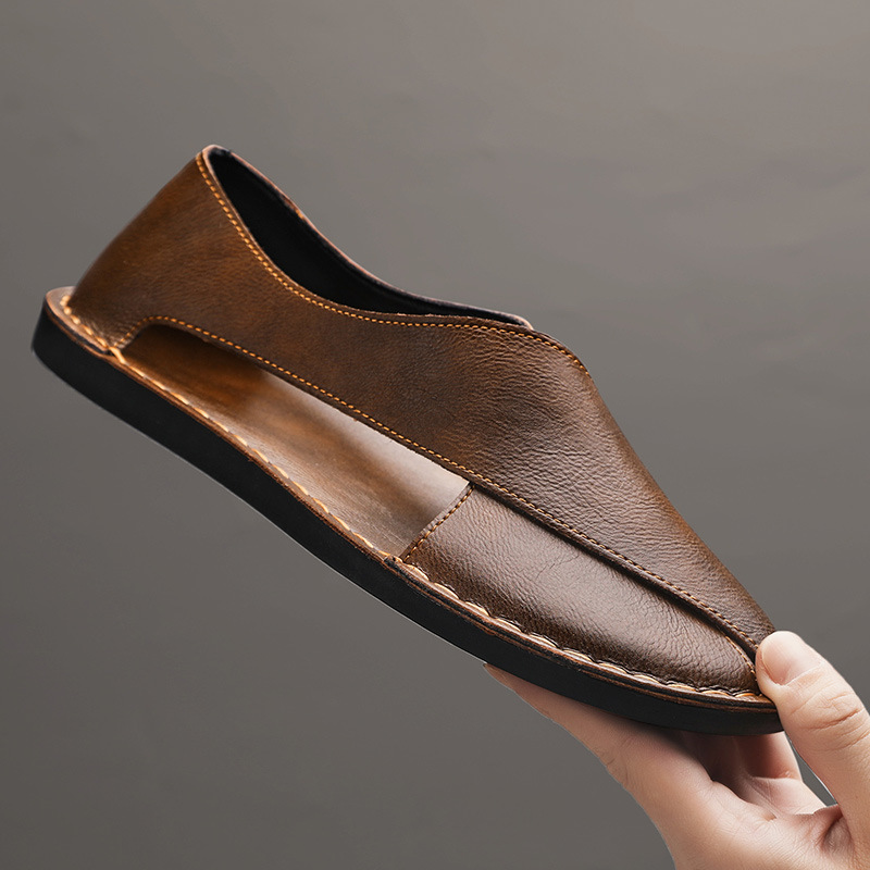 Italian Leather Sandals for Women with Cushioned Sole | Stylish Comfort for Everyday Wear