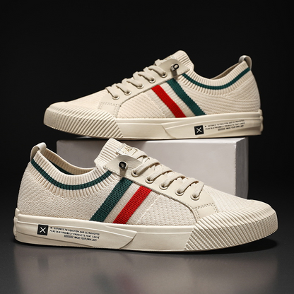 Italian Luxury Sneakers | Breathable Mesh Design with Cushioned Sole | Stylish Comfort for Everyday Wear