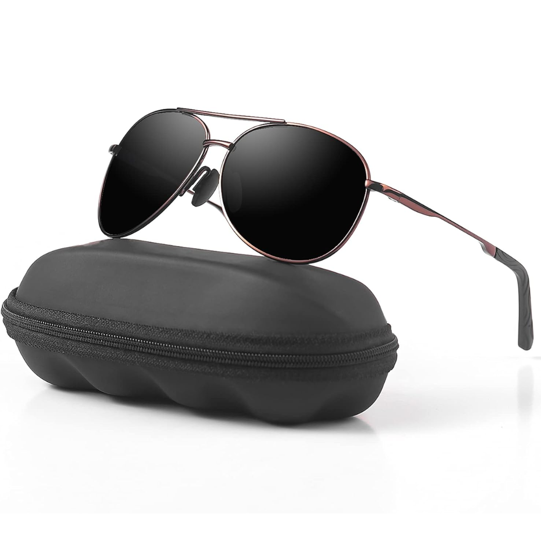 Jack Collection | Aviator Sunglasses with Polarized UV400 Lenses | Lightweight Metal Frame for Ultimate Comfort