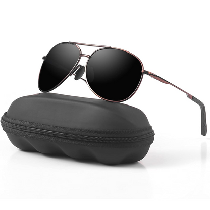 Jack Collection | Aviator Sunglasses with Polarized UV400 Lenses | Lightweight Metal Frame for Ultimate Comfort