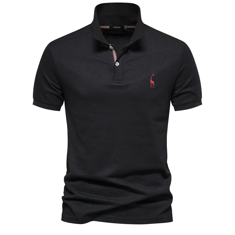 Jack Collection | Men's Polo Shirt with Classic Button Design | Comfortable Fit for Effortless Style