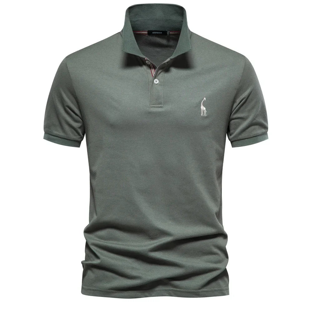 Jack Collection | Men's Polo Shirt with Classic Button Design | Comfortable Fit for Effortless Style