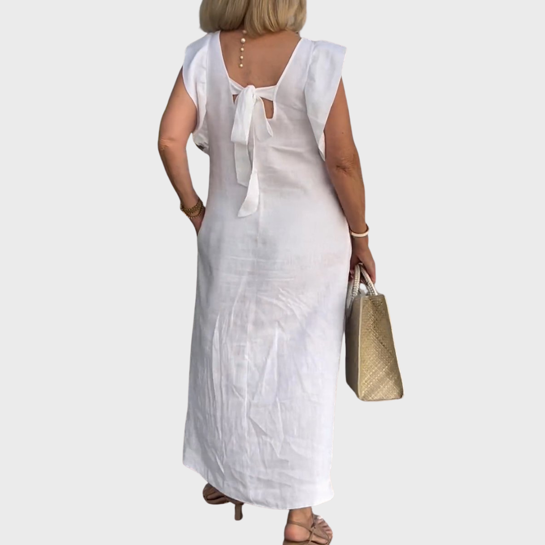 Jasmine Collection | Women's Maxi Dress with Pockets | Lightweight Summer Style