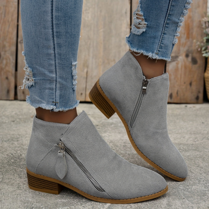Joanna Collection | Women's Zipper Shoes with Orthopedic Support | Elegant Footwear for All-Day Comfort