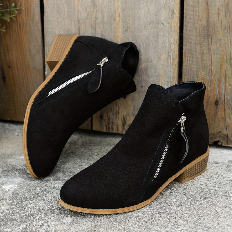 Joanna Collection | Women's Zipper Shoes with Orthopedic Support | Elegant Footwear for All-Day Comfort