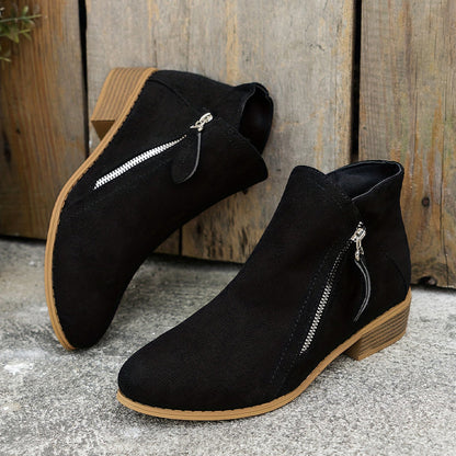 Joanna Collection | Women's Zipper Shoes with Orthopedic Support | Elegant Footwear for All-Day Comfort