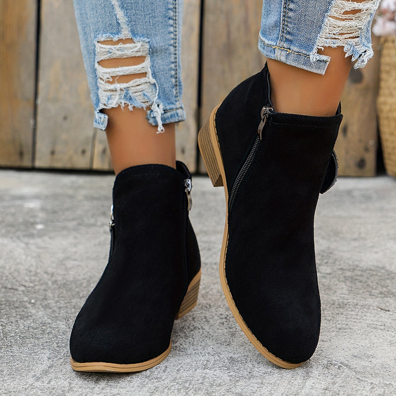 Joanna Collection | Women's Zipper Shoes with Orthopedic Support | Elegant Footwear for All-Day Comfort