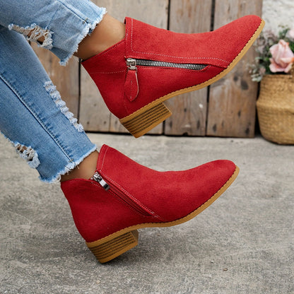 Joanna Collection | Women's Zipper Shoes with Orthopedic Support | Elegant Footwear for All-Day Comfort
