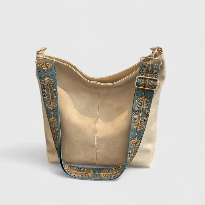 Kirsten | Women's Shoulder Bag with Decorative Strap Accents | Unique Style for Effortless Summer Outfits