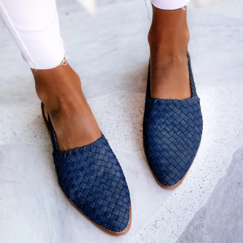 Lisa Collection | Women's Flats with Breathable Woven Upper | Elegant Comfort for Spring/Summer