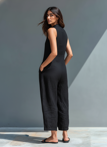 Lorraine Collection | Wide Leg Jumpsuit for Women with Breathable Fabric | Effortless Style for Everyday Comfort