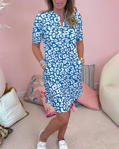 Louisa | Women's Dress with Flattering V-Neck Cut | Elegant Style for Any Occasion