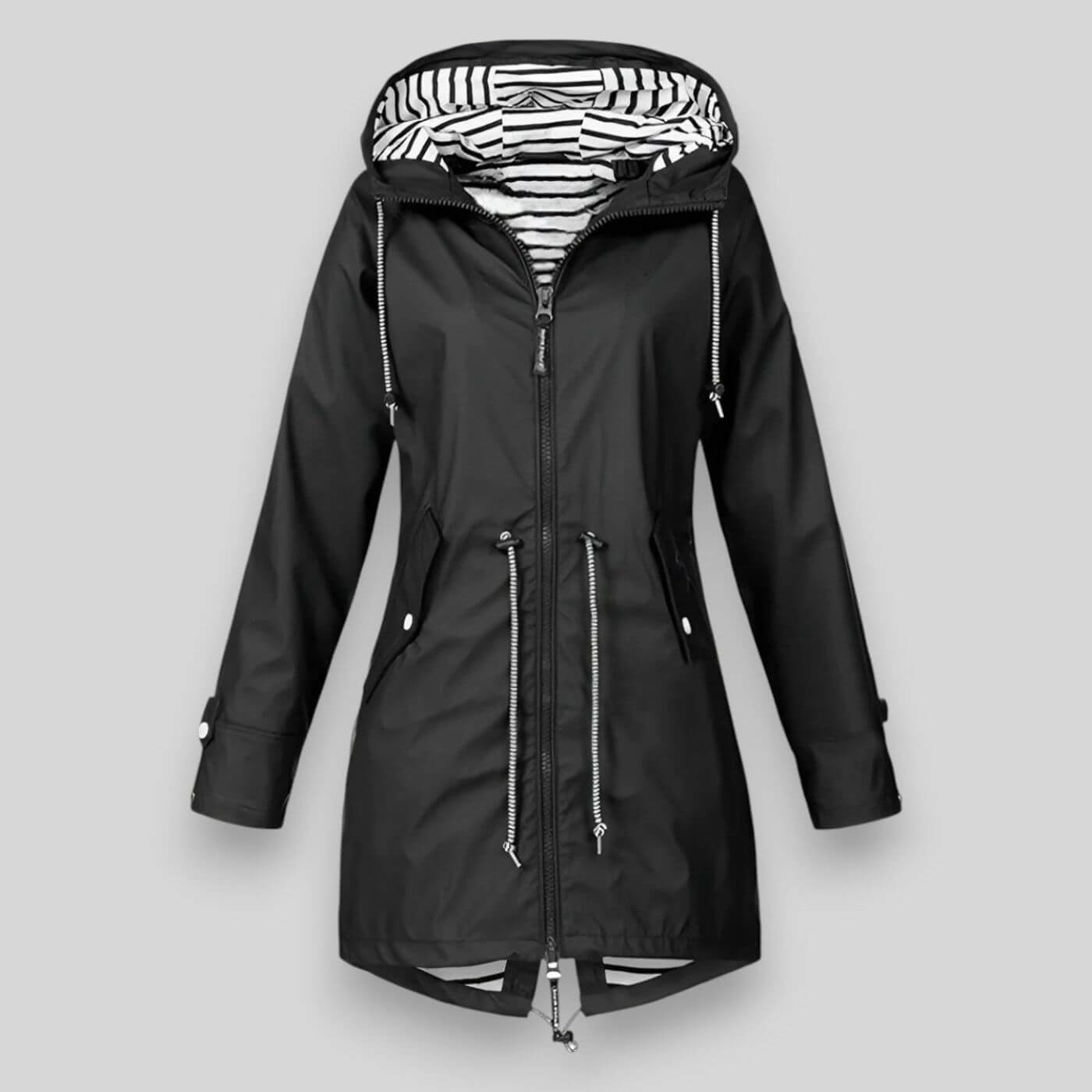 Women's Waterproof Rain Jacket — Lightweight Adjustable Hood 6