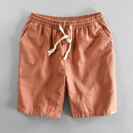Madrid | Linen Shorts for Men with Adjustable Drawstring Waist | Breathable Comfort for Stylish Summer Days