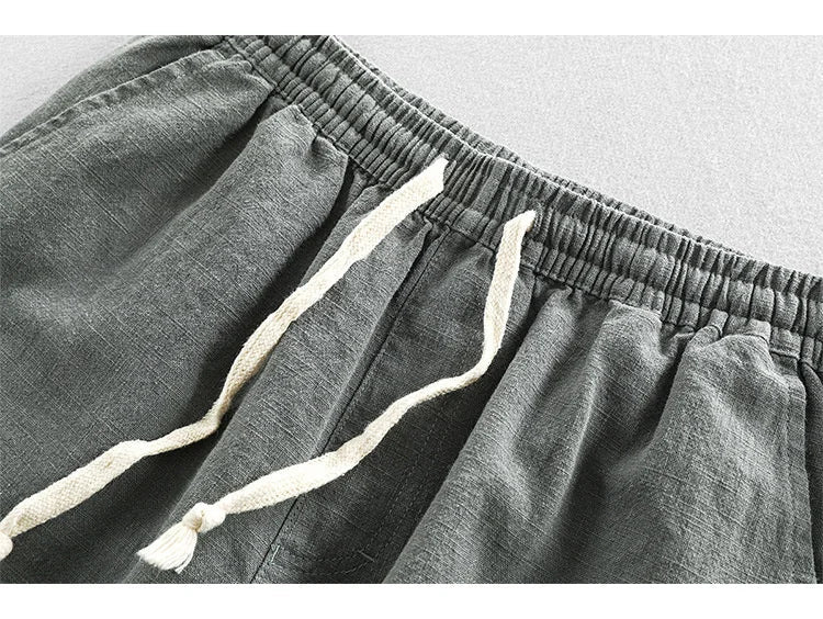 Madrid | Linen Shorts for Men with Adjustable Drawstring Waist | Breathable Comfort for Stylish Summer Days