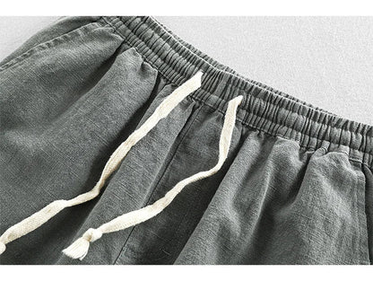 Madrid | Linen Shorts for Men with Adjustable Drawstring Waist | Breathable Comfort for Stylish Summer Days