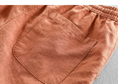 Madrid | Linen Shorts for Men with Adjustable Drawstring Waist | Breathable Comfort for Stylish Summer Days