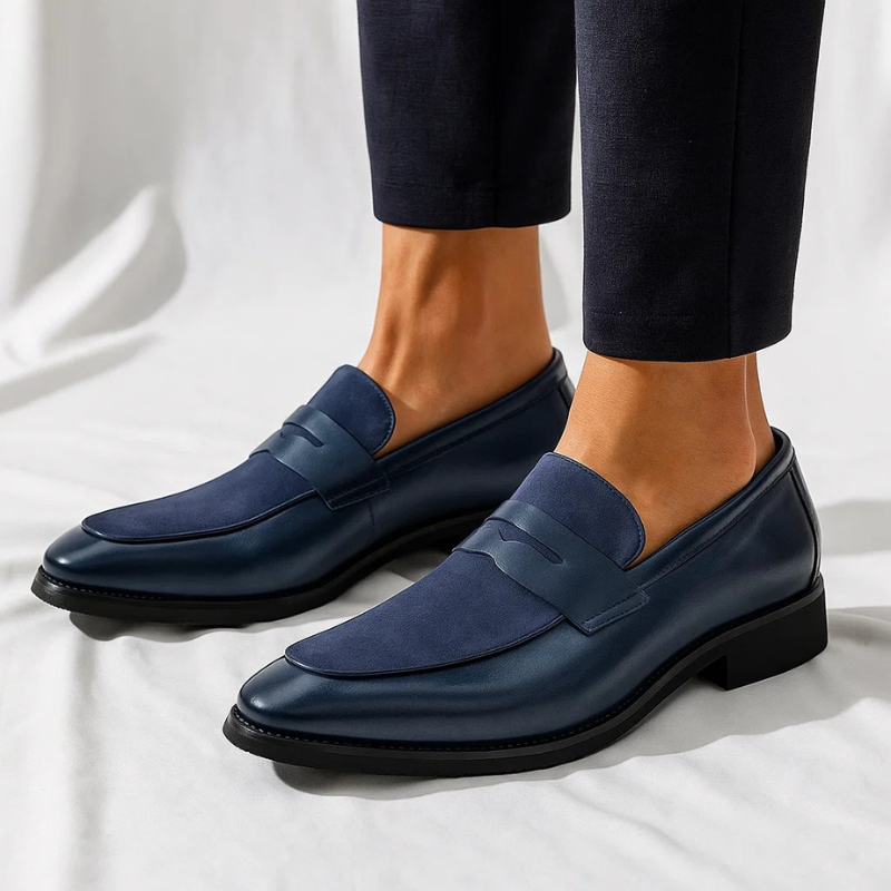 Marco | Black Loafers for Women with Cushioned Footbed | Elegant Comfort for Everyday Wear
