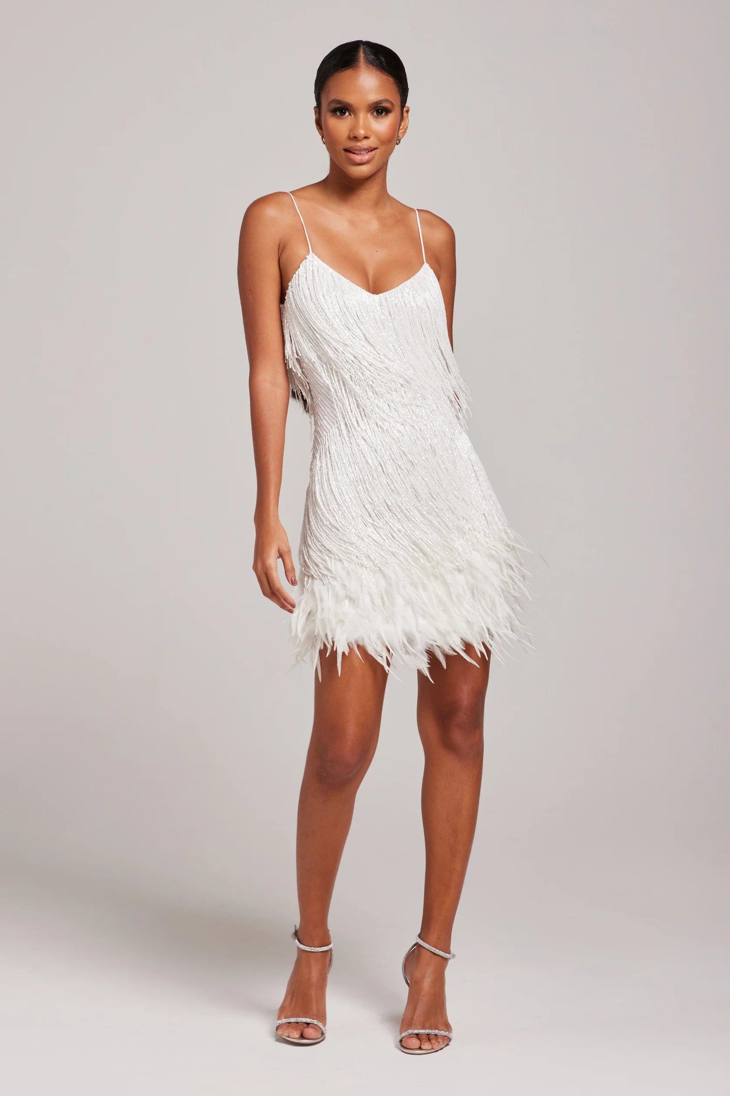 Margaret Collection | Women's Cocktail Dress with Fringe Feathers | Elegant Design for Unforgettable Nights