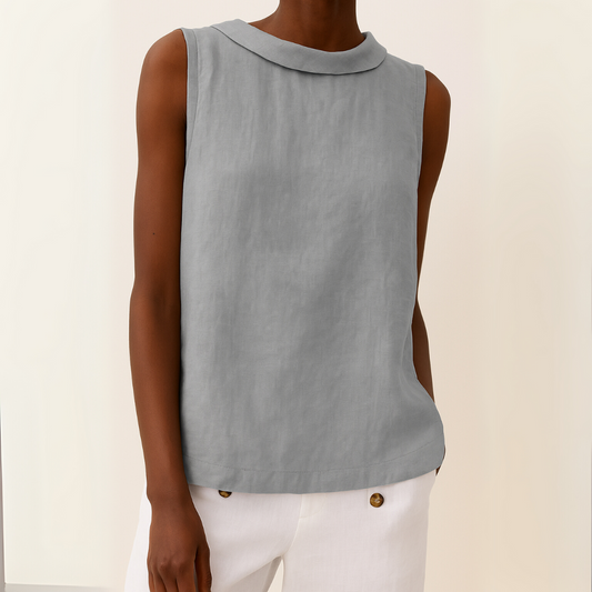 Maria Collection | Women's Sleeveless Top with Flattering Silhouette | Effortless Elegance for Summer Style