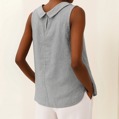 Maria Collection | Women's Sleeveless Top with Flattering Silhouette | Effortless Elegance for Summer Style